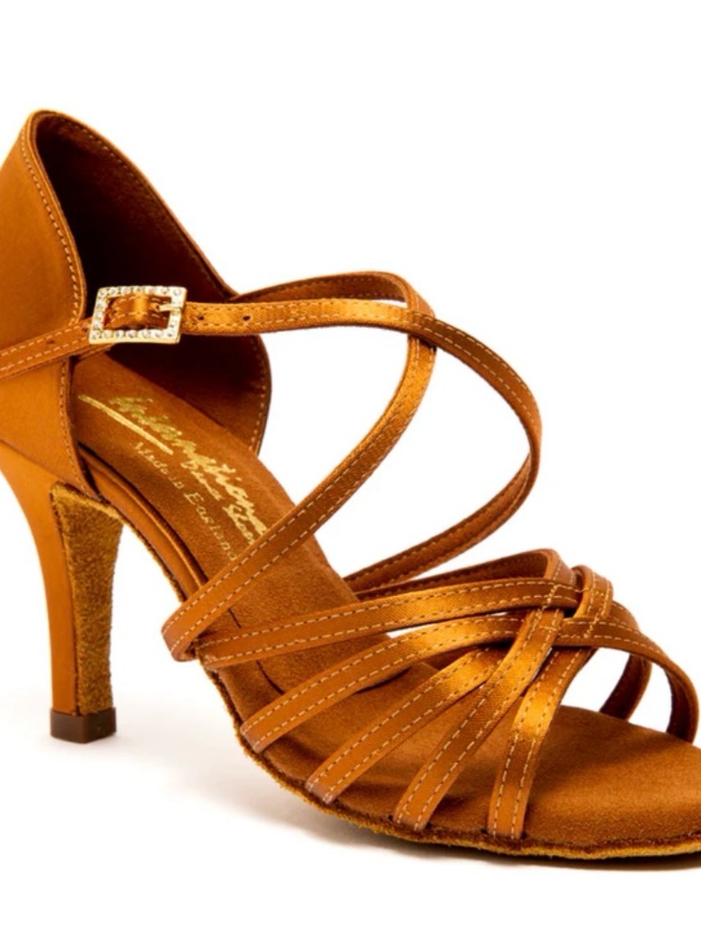 International Dance Shoes IDS Flavia Tan Shimmer